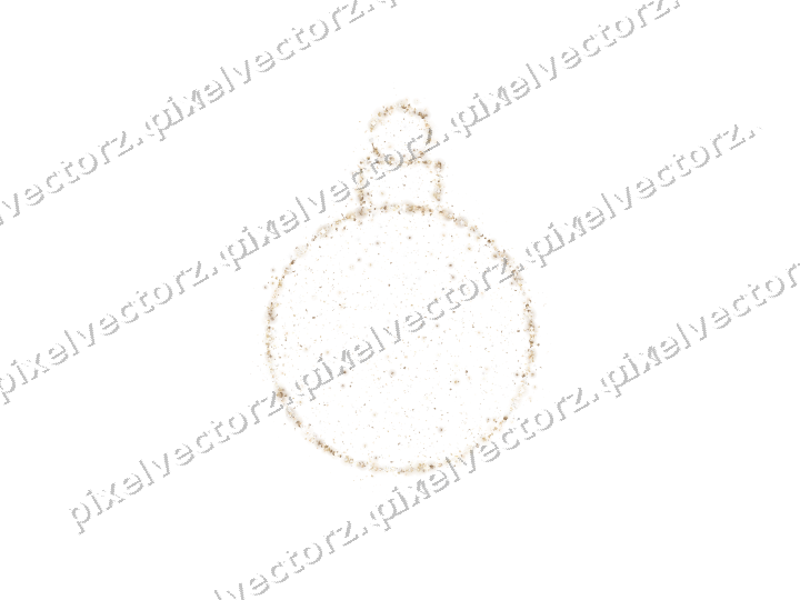 Seamless glitter bauble of bats and masks on a transparent background