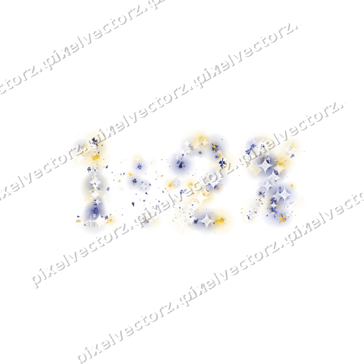 Seamless glitter number 1.2% in dark blue on a transparent background