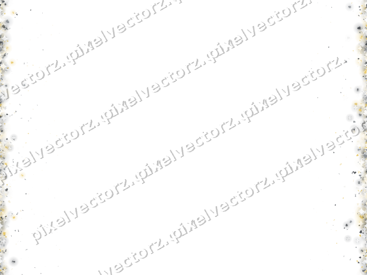 Seamless glitter border in amber and grey on a transparent background