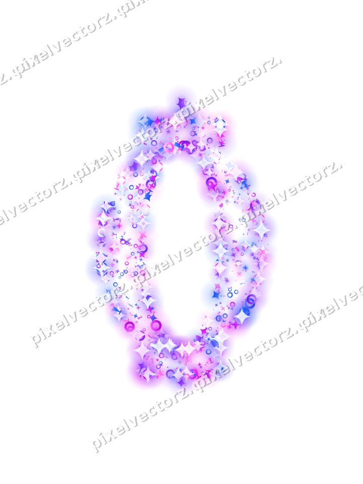 Seamless glitter lantern in purple on a transparent background