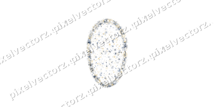 Seamless glitter easter egg in dark blue on a transparent background