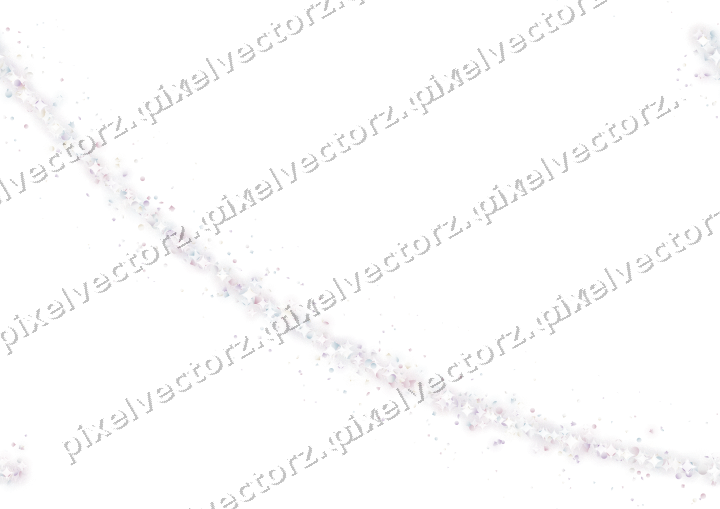 Seamless glitter arc of bells and gifts on a transparent background