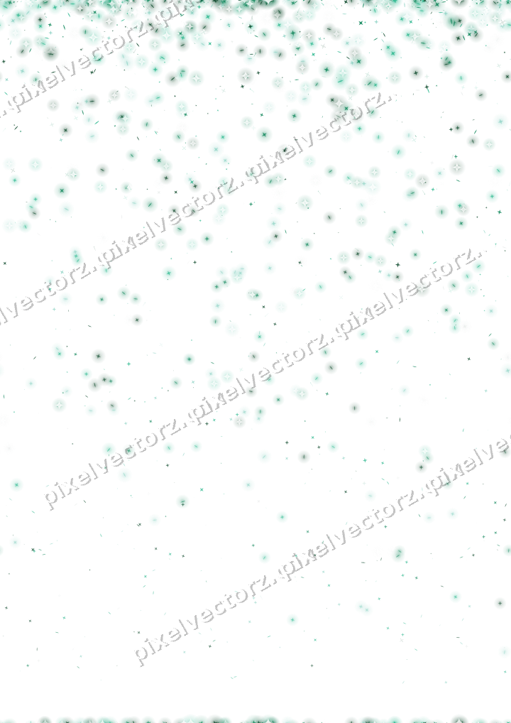 Nahtloser Glitzerregen auf transparentem Grund