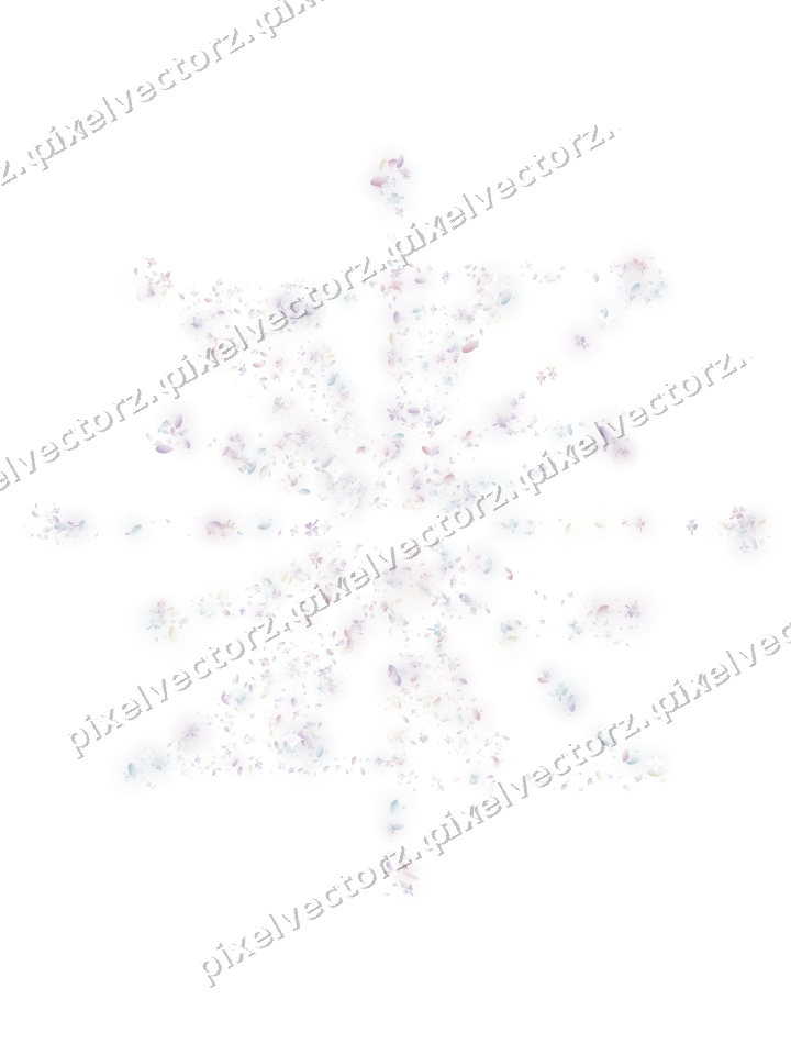 Seamless glitter firework in pale pink on a transparent background