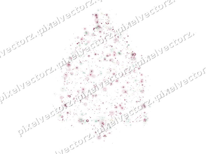 Seamless glitter bell in dark pink on a transparent background
