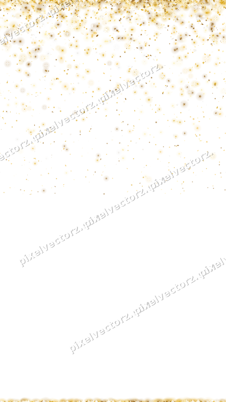 Nahtloser Glitzerregen aus Sternen und Funken auf transparentem Grund