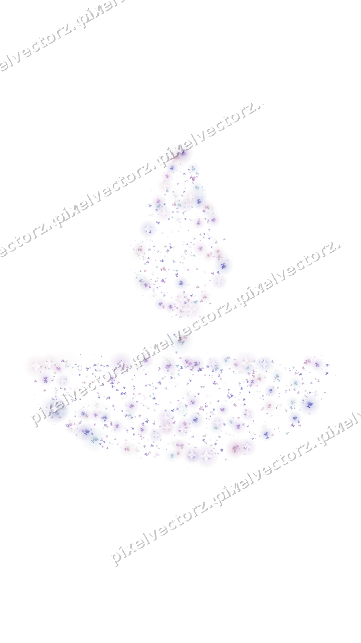 Seamless glitter diya lamp in purple on a transparent background