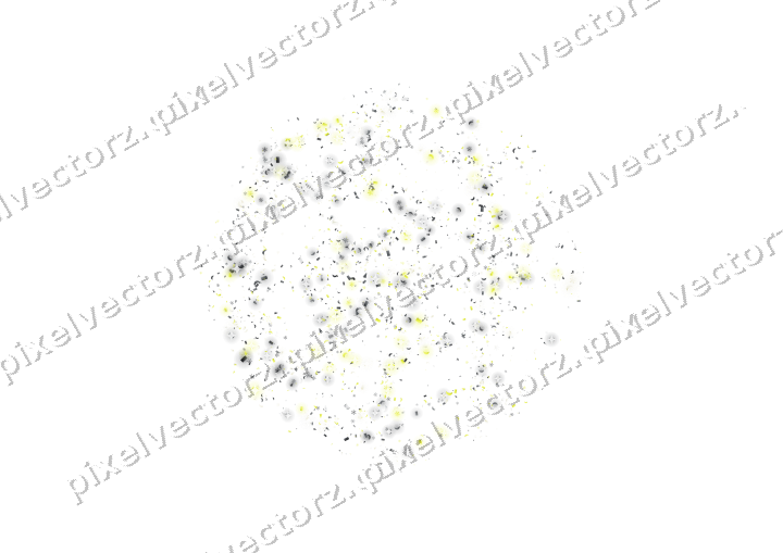 Seamless glitter spider web in yellow on a transparent background