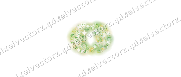 Seamless glitter wedding rings in lime on a transparent background
