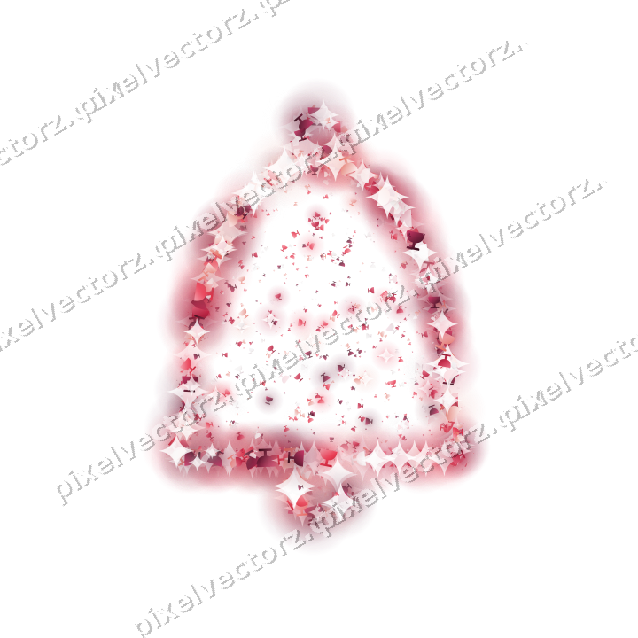 Seamless glitter bell of champagne coupes on a transparent background