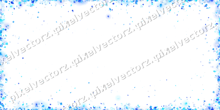 Seamless glitter border of gifts and eggs on a transparent background