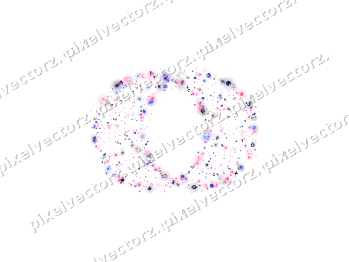 Seamless glitter wedding rings in pink on a transparent background