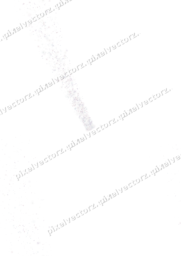 Nahtloser Sternenschweif aus Konfetti auf transparentem Grund
