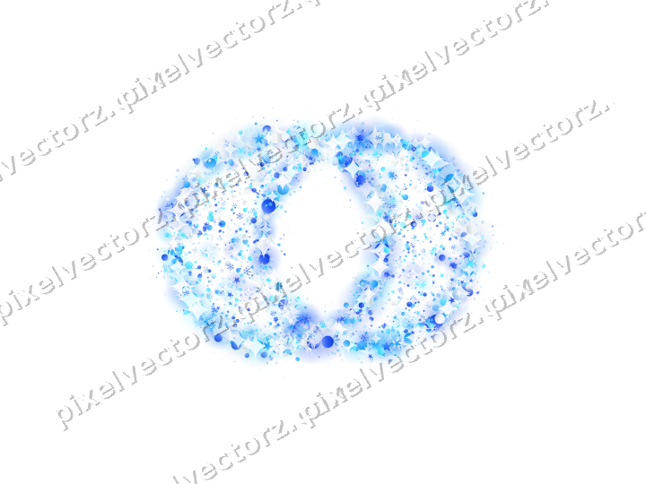 Seamless glitter wedding rings in cyan on a transparent background