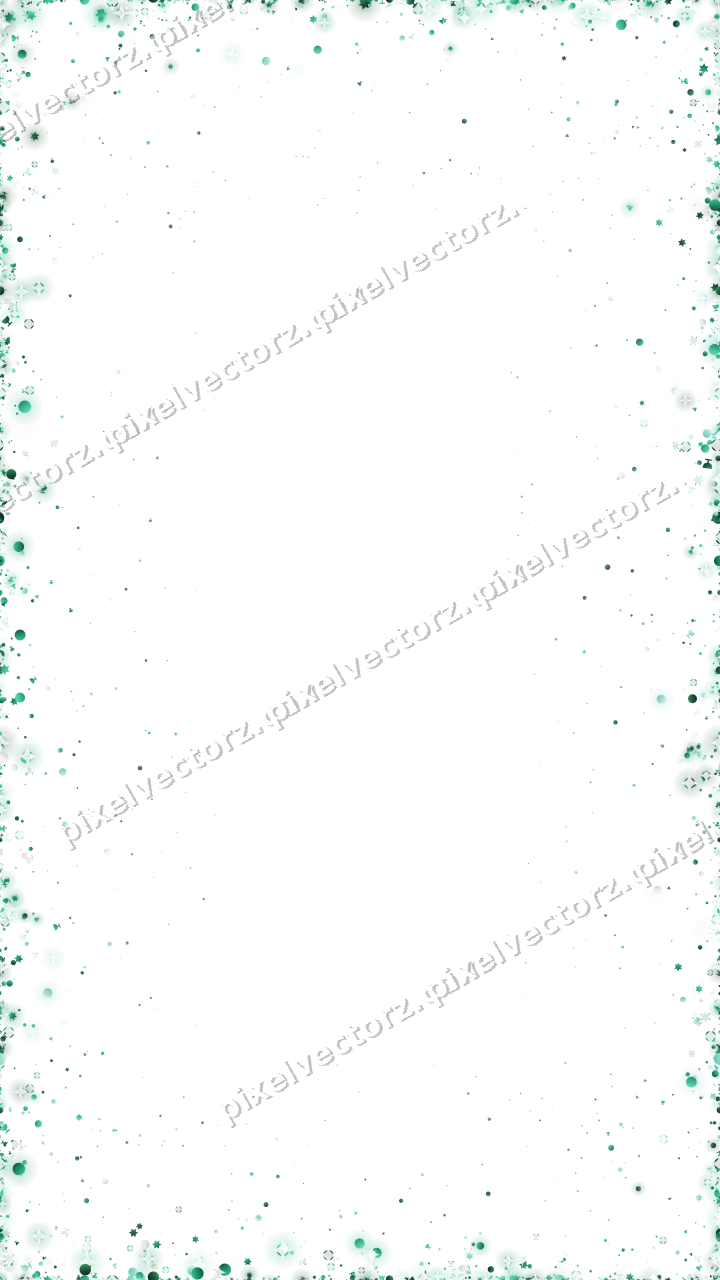 Seamless glitter vignette on a transparent background