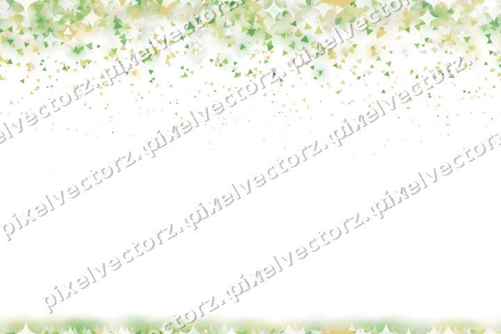 Seamless falling glitter of triangles on a transparent background