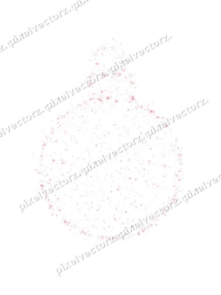 Seamless glitter bauble of rings on a transparent background