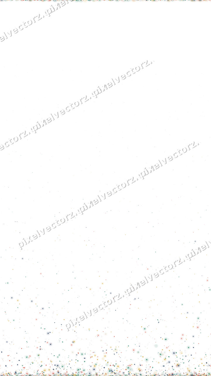 Seamless rising glitter of clovers on a transparent background