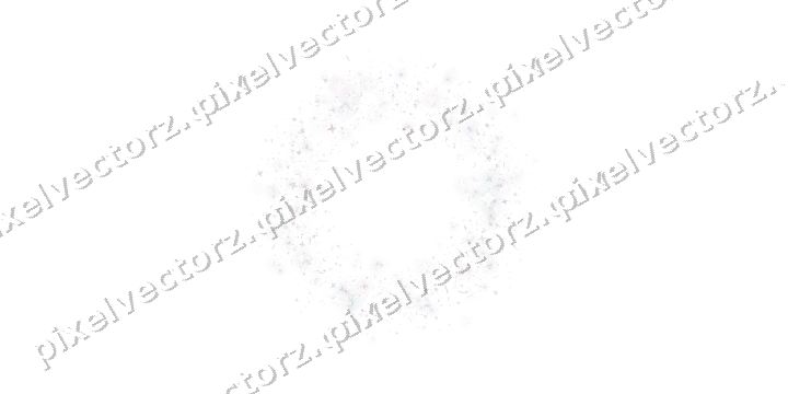 Nahtloser Glitzerkranz in Blassrosa auf transparentem Grund