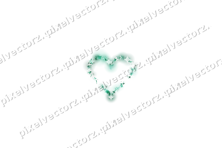 Nahtloses Glitzerherz aus Funken und Splittern auf transparentem Grund