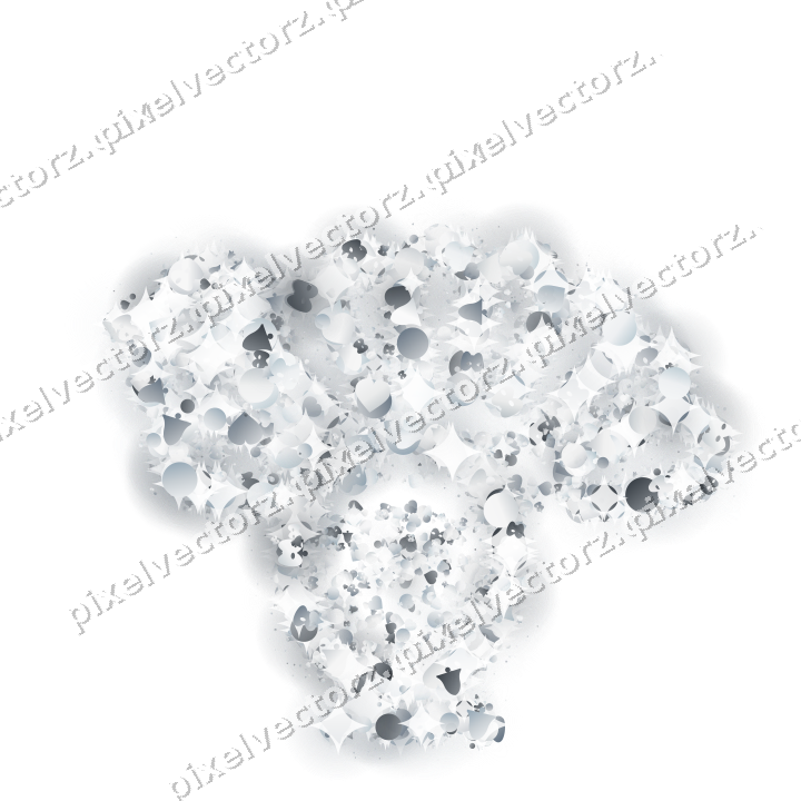 Seamless glitter turkey in pale blue on a transparent background