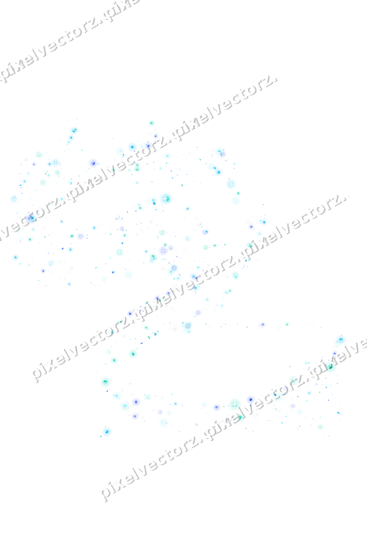 Seamless glitter dragon in cyan and teal on a transparent background