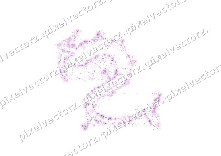 Seamless glitter dragon of triangles on a transparent background