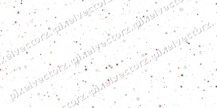 Seamless glitter scatter of stars and dots on a transparent background