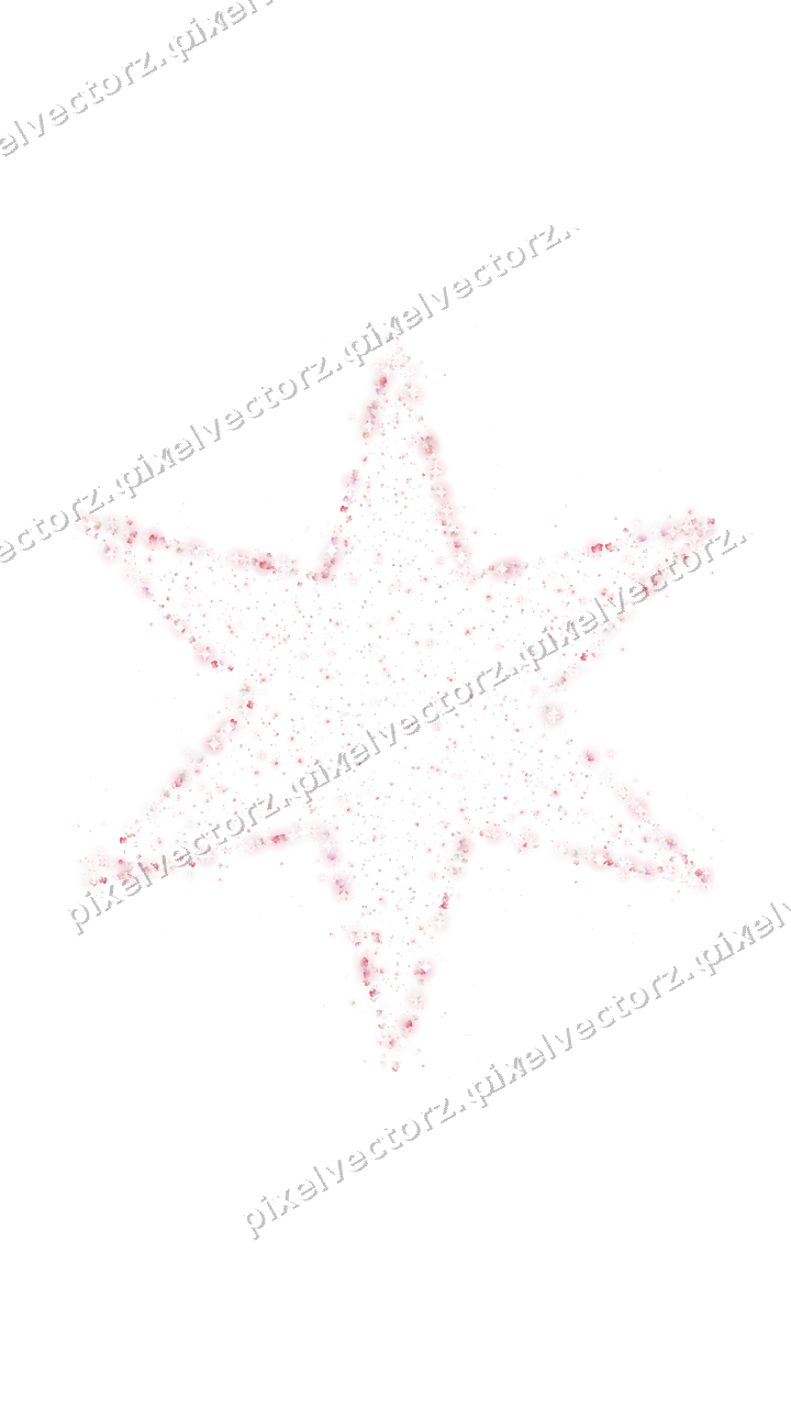 Seamless glitter star of masks on a transparent background