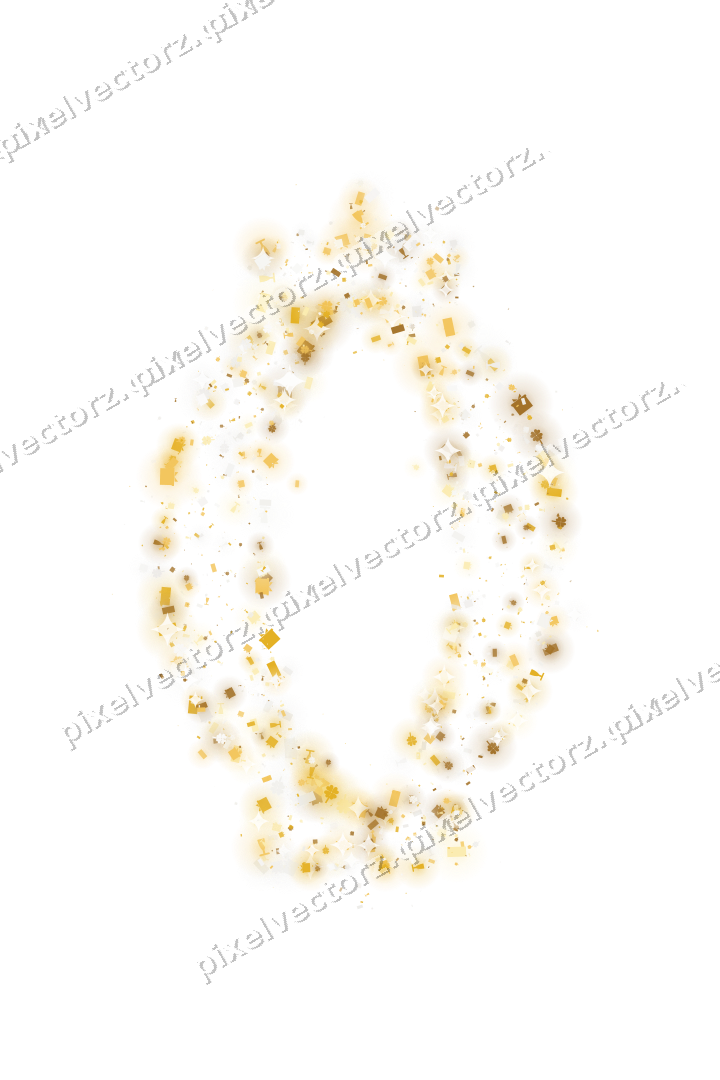 Seamless glitter lantern on a transparent background