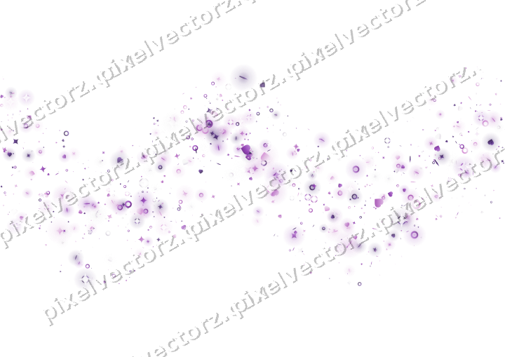 Nahtlose Glitzerwelle aus Funken und Herzen auf transparentem Grund
