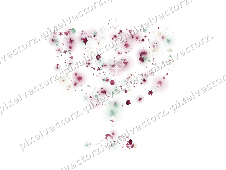Seamless glitter menorah in dark pink on a transparent background