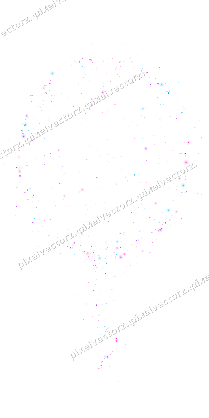 Seamless glitter balloon in magenta on a transparent background