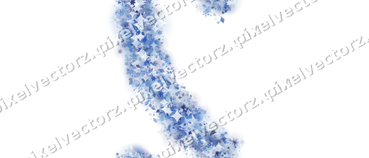 Nahtloser Glitzerbogen in Blau und Türkis auf transparentem Grund
