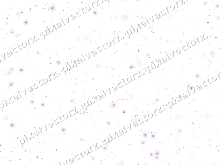 Seamless glitter scatter in magenta on a transparent background