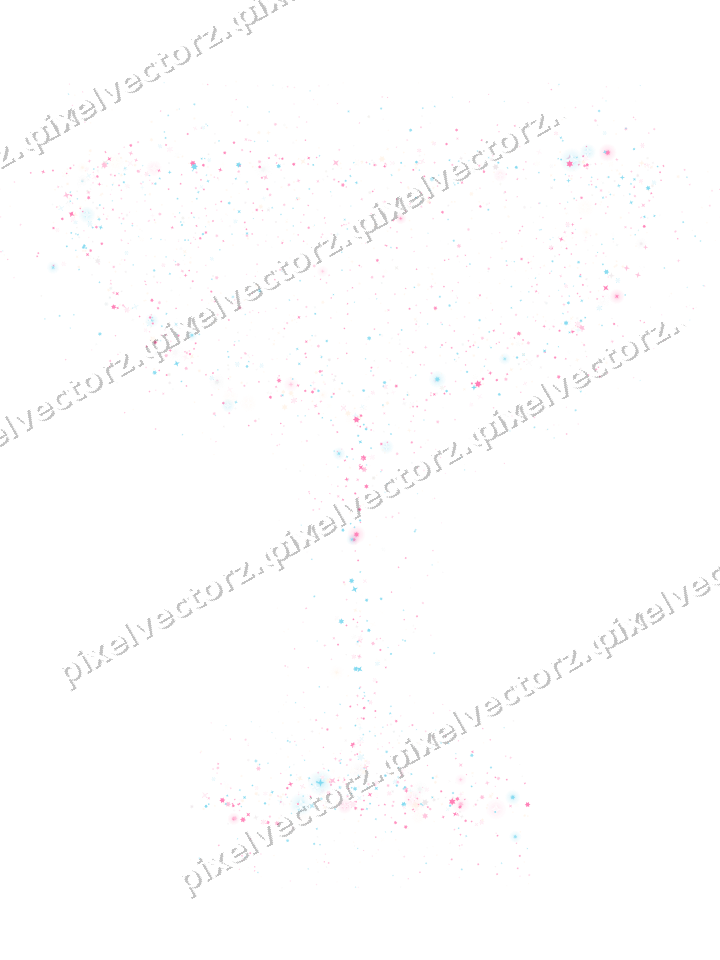 Seamless glitter champagne coupe of stars on a transparent background