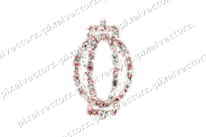 Seamless glitter lantern in dark red on a transparent background