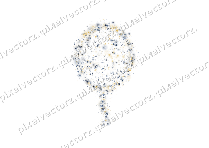 Seamless glitter balloon of gifts and bats on a transparent background