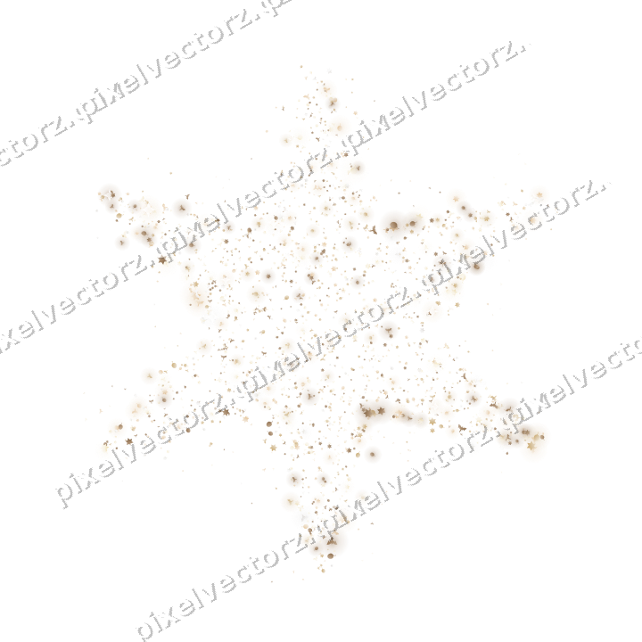 Seamless glitter star of stars and bats on a transparent background