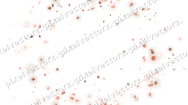 Nahtloser Glitzerkranz aus Punkten und Rauten auf transparentem Grund