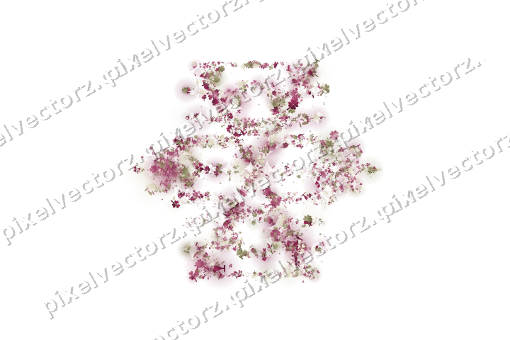 Seamless glitter snowflake in dark pink on a transparent background