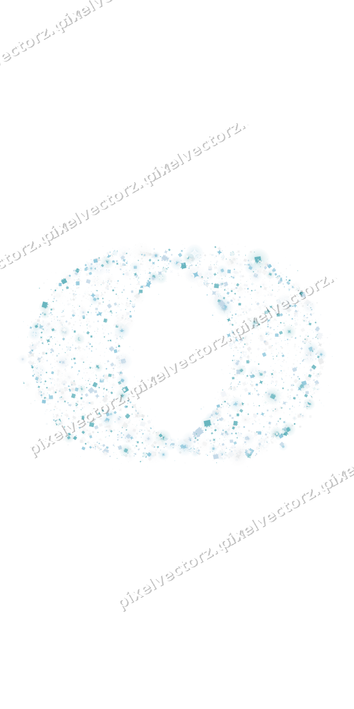 Seamless glitter wedding rings in cyan on a transparent background