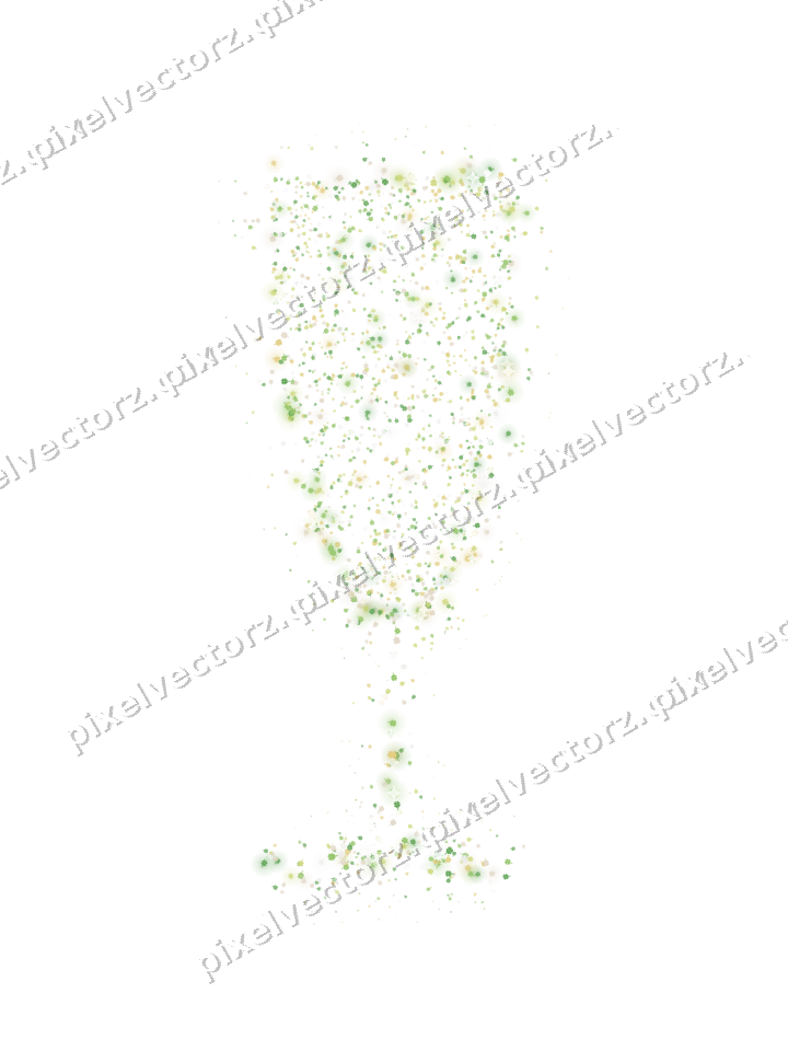 Seamless glitter champagne flute in lime on a transparent background