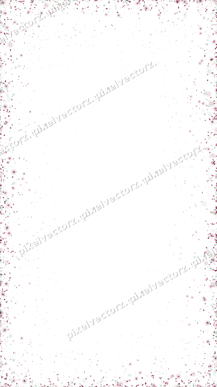 Seamless glitter vignette in dark pink on a transparent background