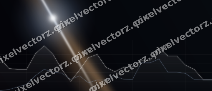 Leuchtender Neon Diagramm Hintergrund in Blau und Orange