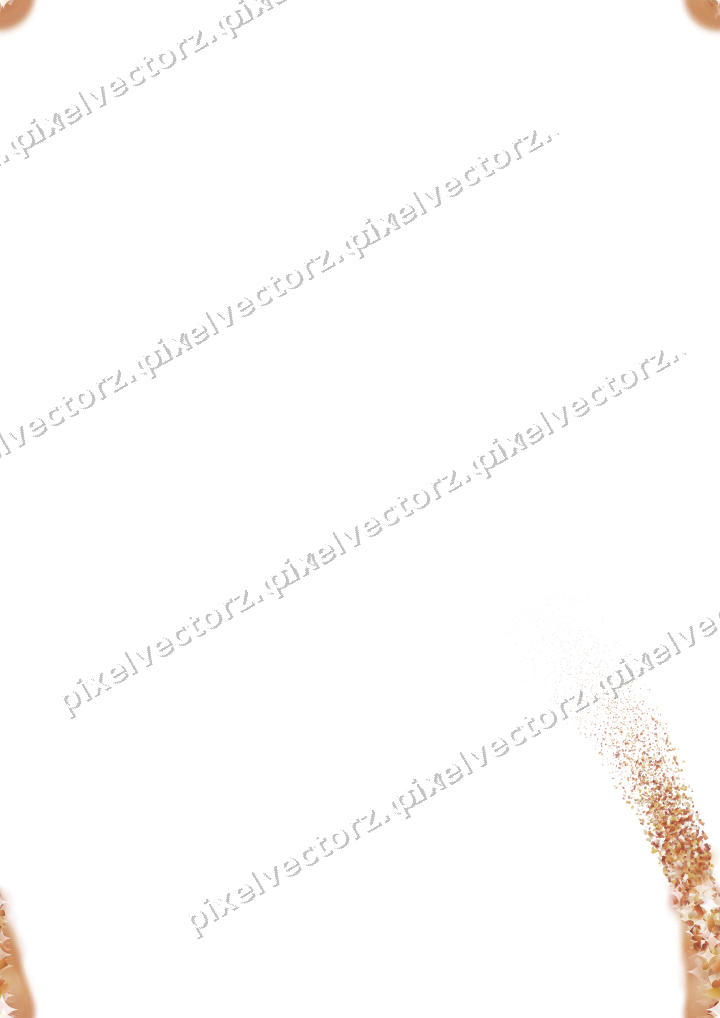 Seamless star trail of eggs and confetti on a transparent background