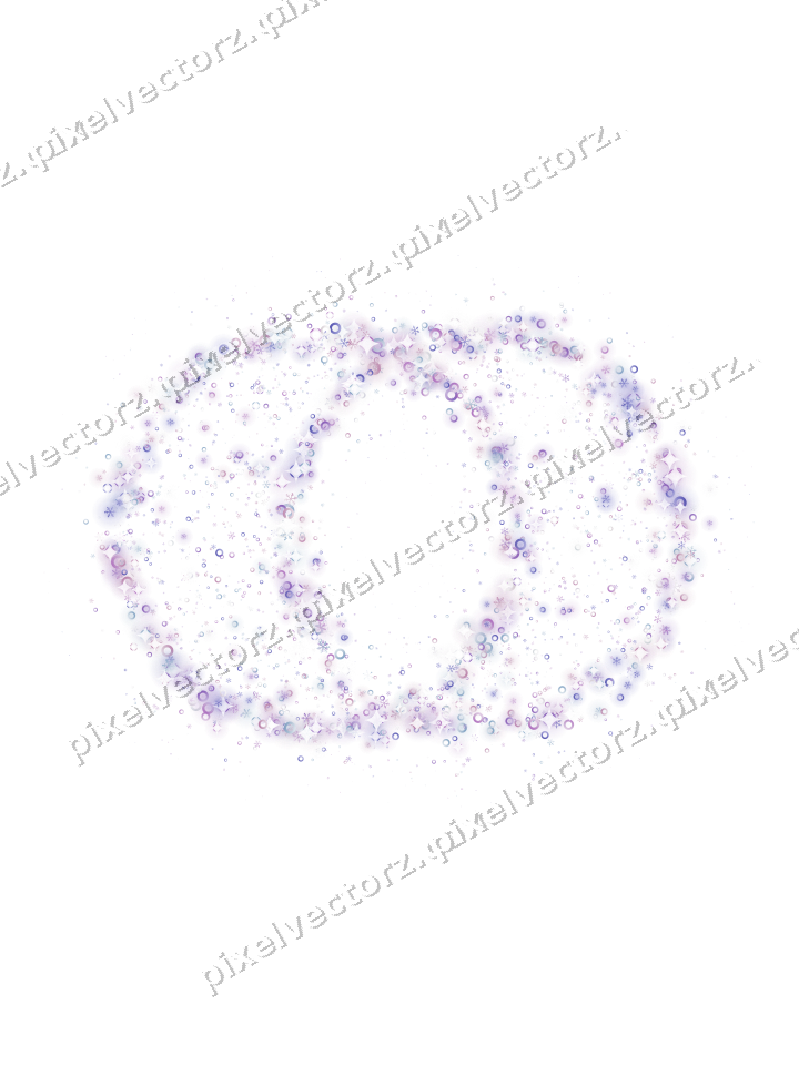 Seamless glitter wedding rings in purple on a transparent background
