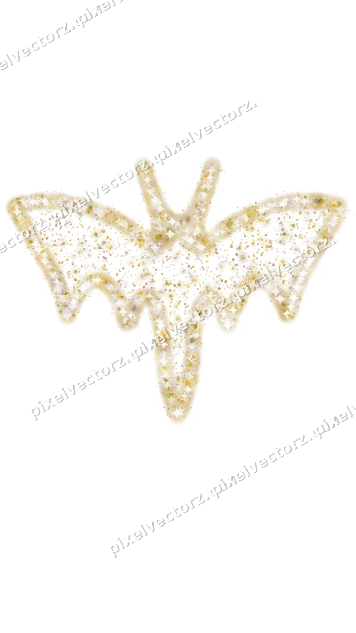 Seamless glitter bat of pumpkins and bats on a transparent background