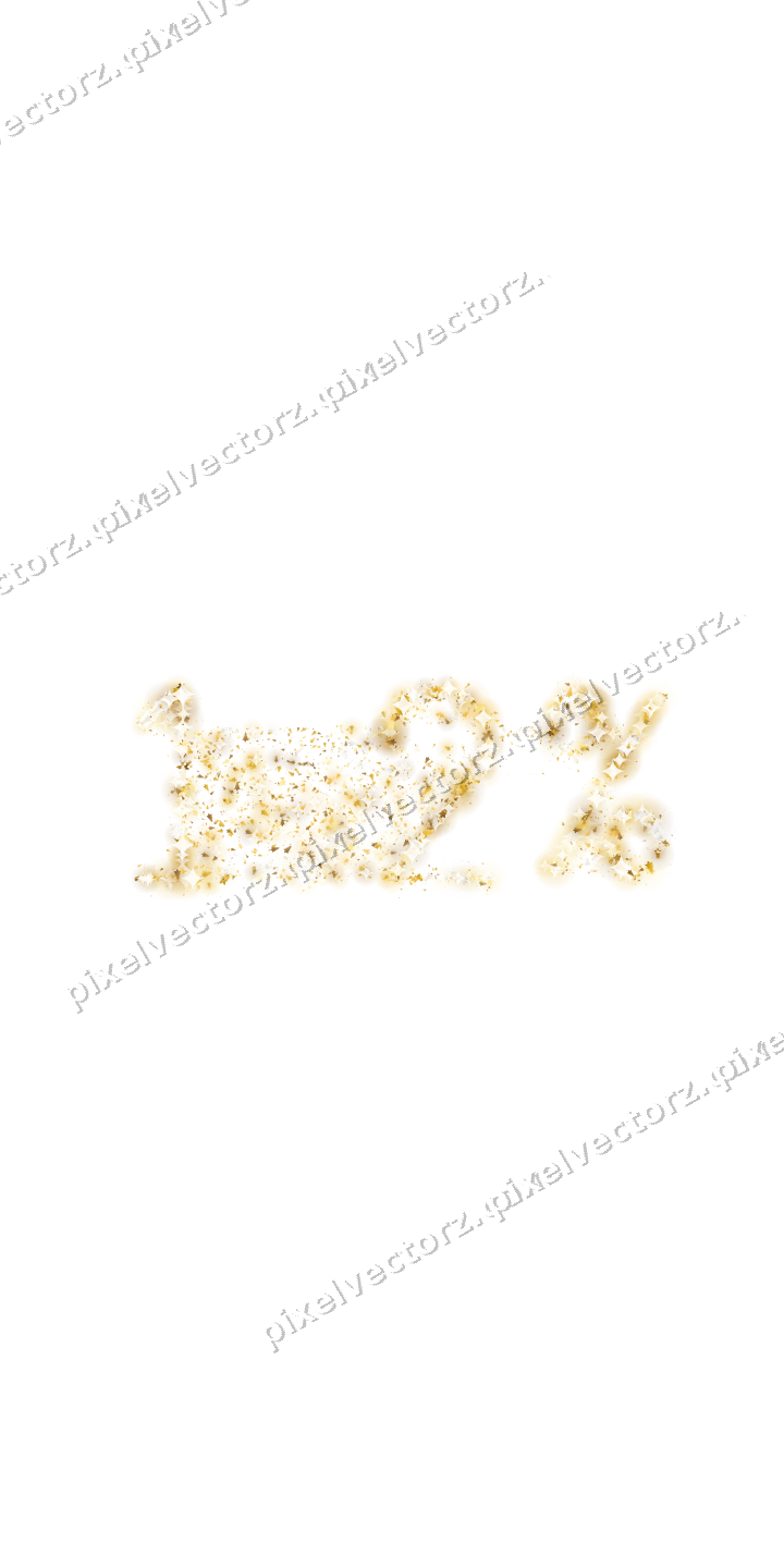 Seamless glitter number 1.2% on a transparent background
