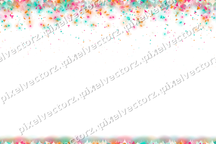 Seamless falling glitter in pink on a transparent background
